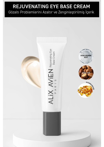 Göz Altı Karşıtı Nemlendiren Göz Baz Kremi - Rejuvenating Eye Base Cream