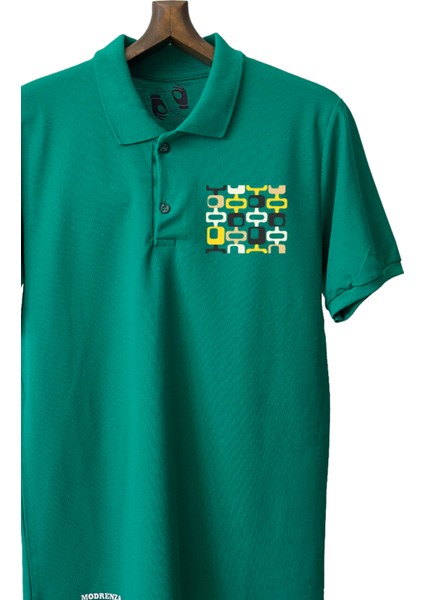 Yeşil Lacoste Tasarım Polo Yaka fiyatları