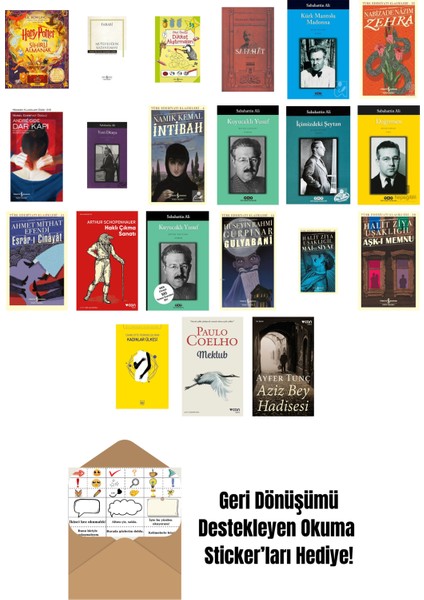 En Çok Okunan Türk Edebiyatı Kitapları 21 Kitap Set
