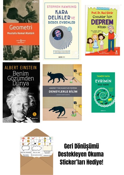 En Çok Okunan Bilim Kitapları 6 Kitap Set