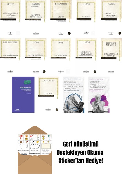 En Çok Okunan Felsefe Kitapları 14 Kitap Set