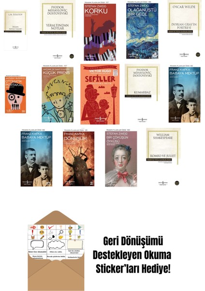 En Çok Okunan Dünya Edebiyatı Kitapları 14 Kitap Set