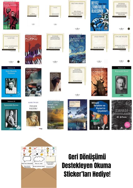 En Çok Okunan Romanlar 24 Kitap Set