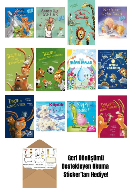 En Çok Okunan Çocuk Masal Öykü Kitapları 12 Kitap Set