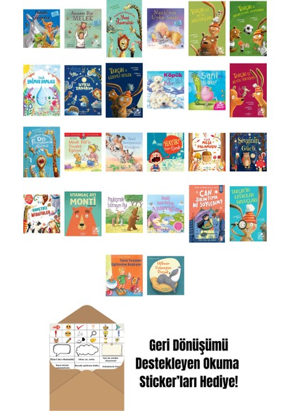 En Çok Okunan Çocuk Masal Öykü Kitapları 26 Kitap Set