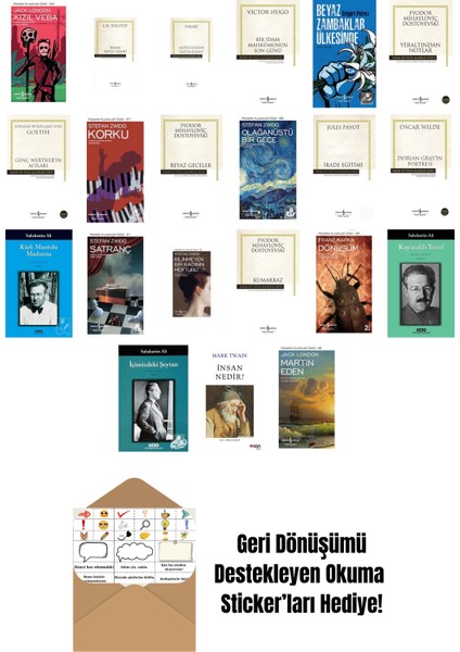 En Çok Okunan Romanlar 21 Kitap Set