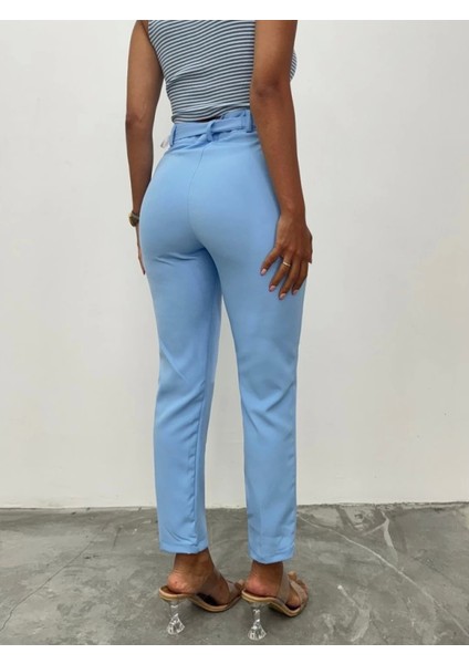 Kemerli Bilek Pantolon -Bebe Mavi fiyatları