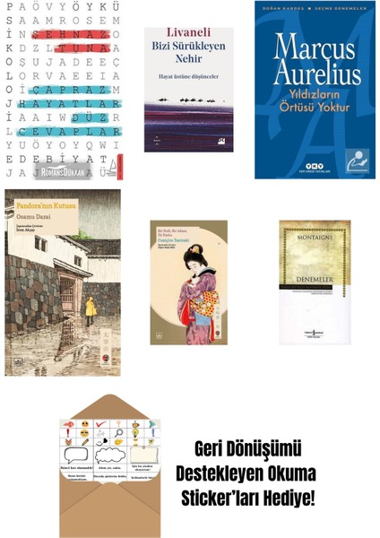 En Çok Okunan Deneme Inceleme Kitapları 6 Kitap Set