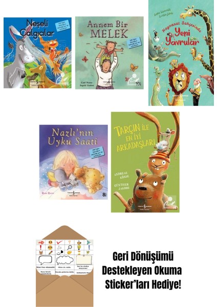 En Çok Okunan Çocuk Masal Öykü Kitapları 5 Kitap Set