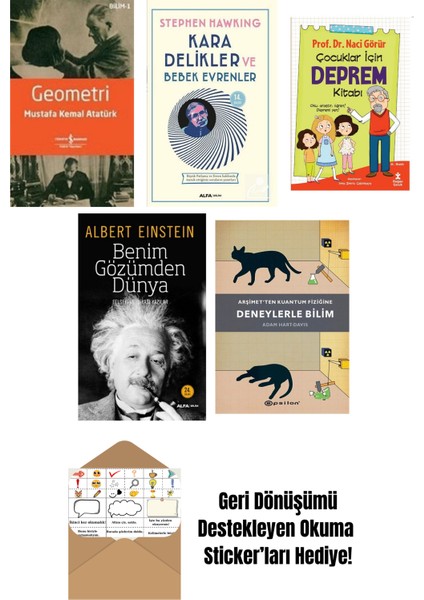 En Çok Okunan Bilim Kitapları 5 Kitap Set