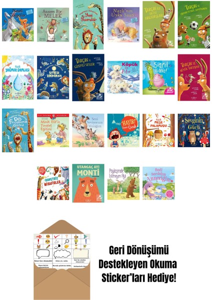En Çok Okunan Çocuk Masal Öykü Kitapları 22 Kitap Set