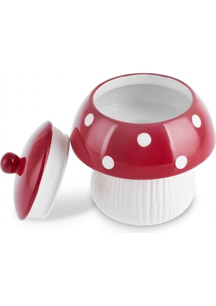 Cozy Mantar Saklama Kabı Kırmızı 520 ml