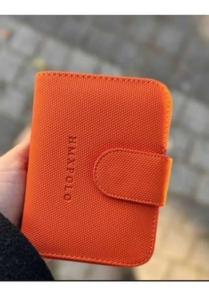 Hmx Polo Küçük Boy Turuncu Cüzdan