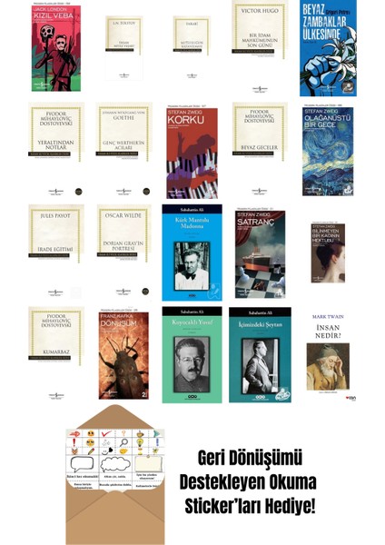 En Çok Okunan Romanlar 20 Kitap Set
