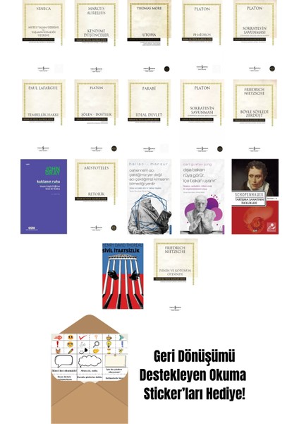 En Çok Okunan Felsefe Kitapları 17 Kitap Set