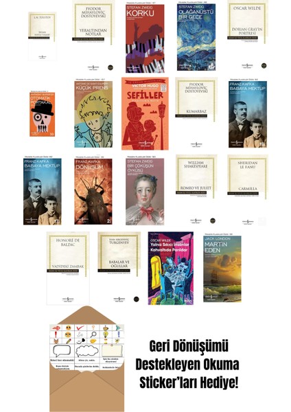 En Çok Okunan Dünya Edebiyatı Kitapları 19 Kitap Set