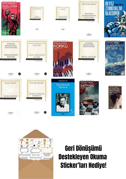 En Çok Okunan Romanlar 15 Kitap Set