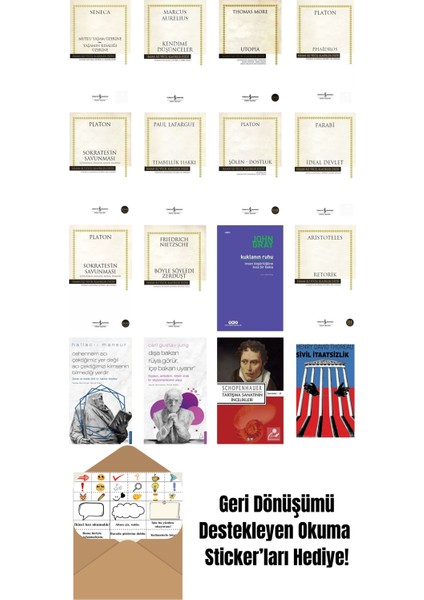 En Çok Okunan Felsefe Kitapları 16 Kitap Set