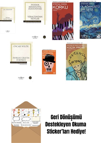 En Çok Okunan Dünya Edebiyatı Kitapları 7 Kitap Set