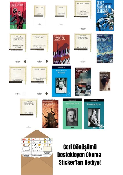 En Çok Okunan Romanlar 19 Kitap Set