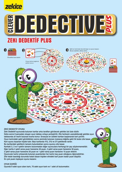 Dedektif Plus Oyunu Dedektif Look Look Dikkat Zeka ve Görsel Hafıza Oyunu fırsatları