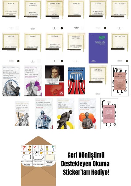 En Çok Okunan Felsefe Kitapları 23 Kitap Set