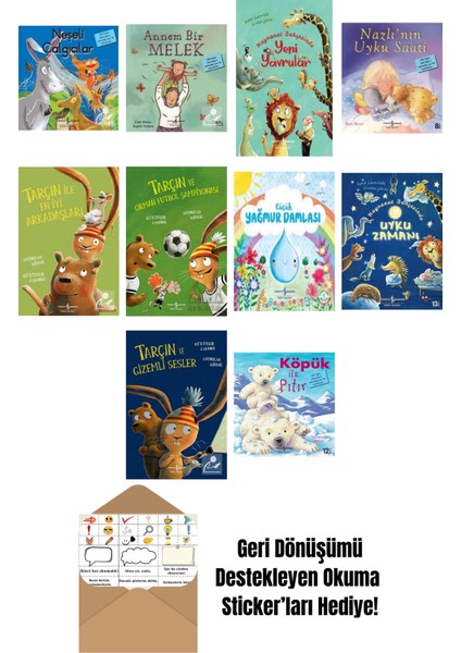En Çok Okunan Çocuk Masal Öykü Kitapları 10 Kitap Set