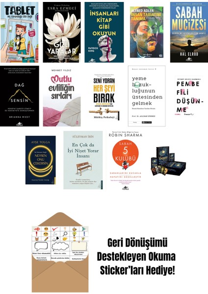 En Çok Okunan Kişisel Gelişim Kitapları 14 Kitap Set