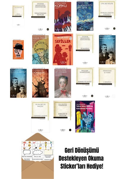 En Çok Okunan Dünya Edebiyatı Kitapları 18 Kitap Set