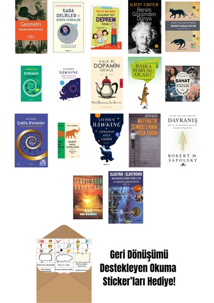 En Çok Okunan Bilim Kitapları 17 Kitap Set