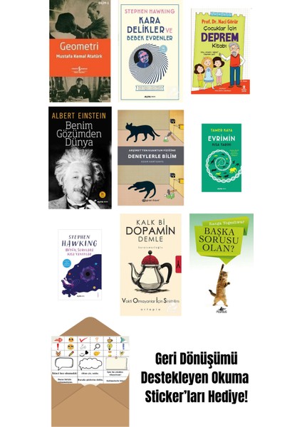 En Çok Okunan Bilim Kitapları 9 Kitap Set