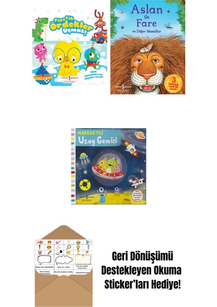En Çok Okunan Sesli Çocuk Kitapları 3 Kitap Set