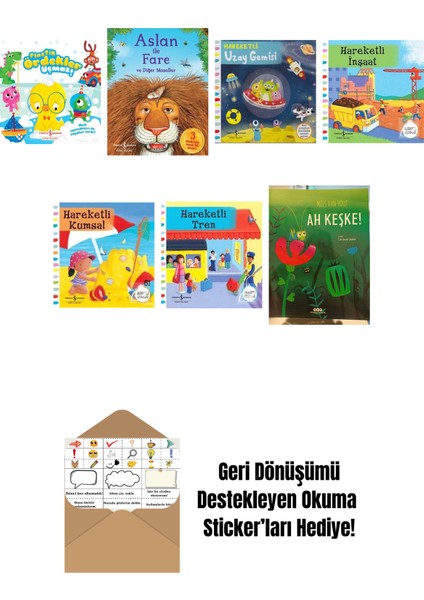 En Çok Okunan Sesli Çocuk Kitapları 7 Kitap Set