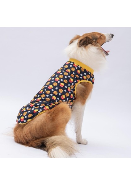 Star Hamburger Büyük Köpek Tişörtü - Köpek Kıyafeti (15 Kg-45 Kg) fiyatları
