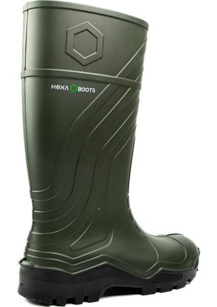 Hexa Boots 9000 Erkek Polyüretan Uzun Çizme Haki fırsatları