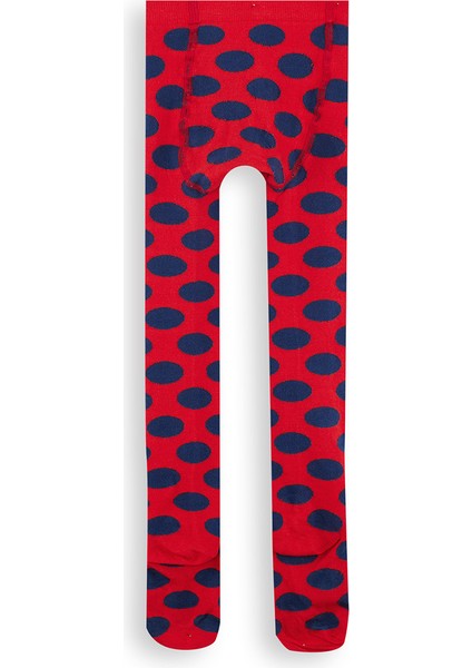 Puanlı Kız Çocuk Kırmızı Külotlu Çorap modelleri