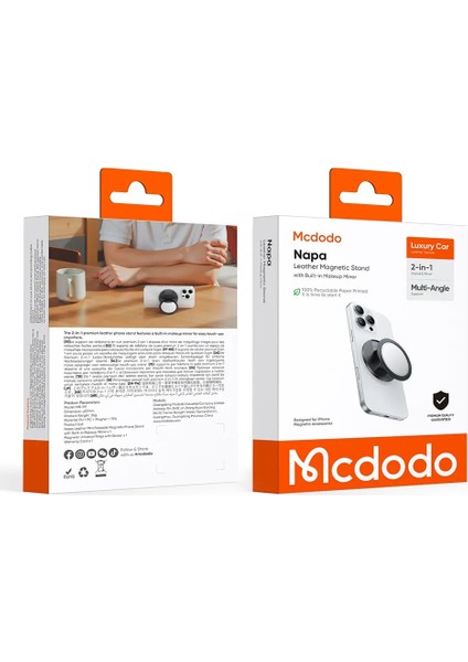 MR-7912 Aynalı Dairesel Manyetik Cep Telefonu Standı indirimleri