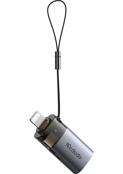 OT-7850 2'si 1 Arada Usb-A To Lightning+ Sd Kart Aktarım Dönüştürücü