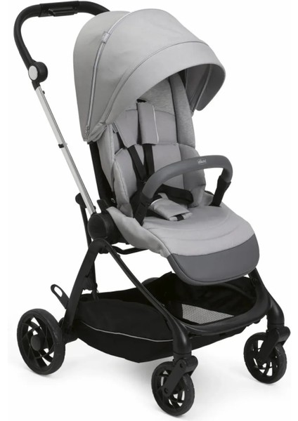 ONE4EVER Lounge Çift Yönlü Kolay Katlanabilen Travel Sistem-Seyahat Sistem Bebek Arabası Sparkle Grey fiyatları