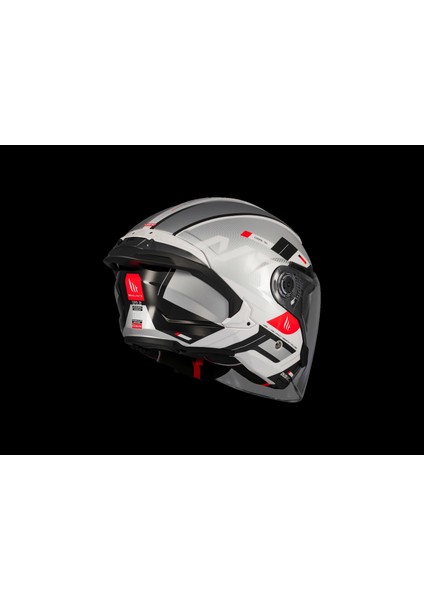 Kask mt Cosmo Sv Silence A2 Gloss Gümüş Gözlüklü modelleri