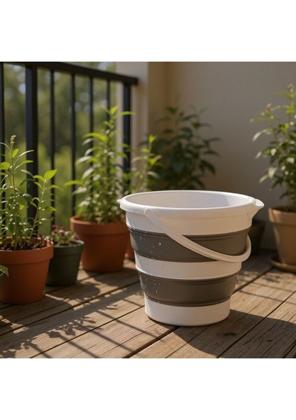 Magic Katlanır Temizlik Kovası, 12L, 33X35X27 (H)Cm indirimleri