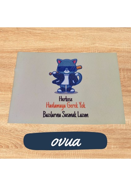 Baskılı Kapı Önü Paspası ve Evcil Hayvan Için Yuva Paspası 65*45 cm 1 Adet