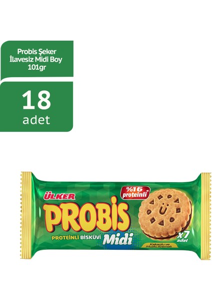 Probis Şeker Ilavesiz Midi Boy 101GX18 Adet fiyatları