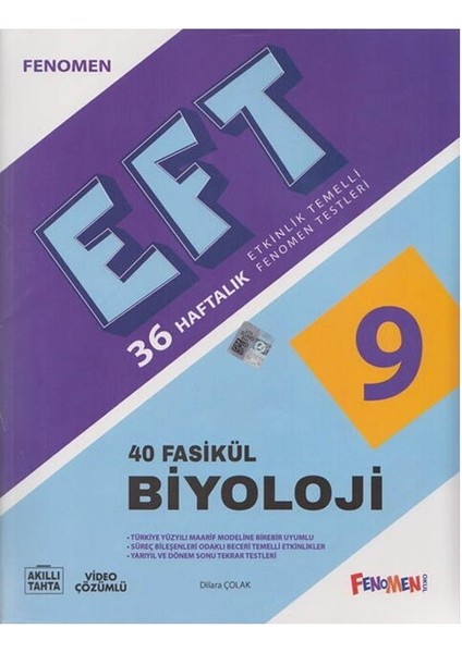 Fenomen 2026 9. Sınıf Biyoloji Etkinlik Temelli Fenomen Testleri 40 Fasikül