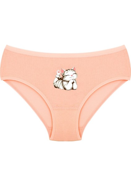 Kız Çocuk Külot 6'lı Baskılı (%96 Pamuk - %4 Elastan) modelleri