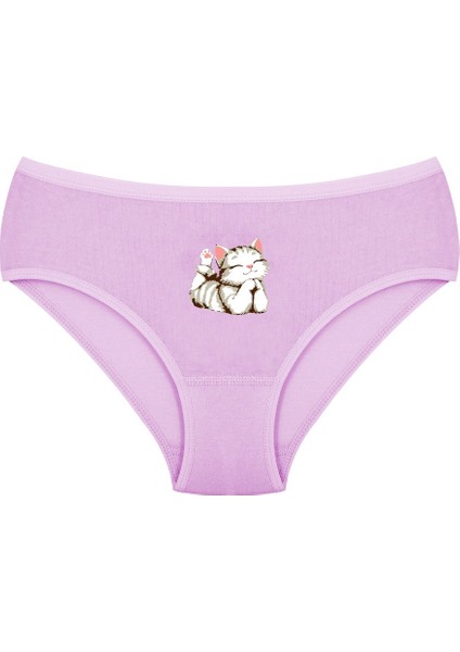 Kız Çocuk Külot 6'lı Baskılı (%96 Pamuk - %4 Elastan) indirimleri