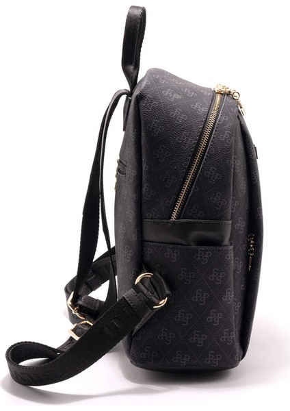 Kadın 926-45721 Sılver Polo Sırt Çantası M178 Siyah-Mat Siyah fırsatları