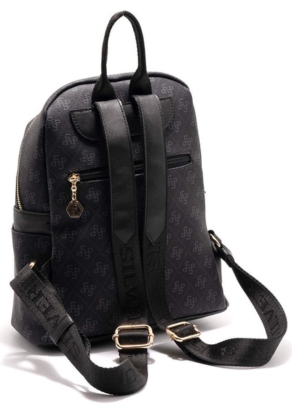 Kadın 926-45721 Sılver Polo Sırt Çantası M178 Siyah-Mat Siyah indirimleri