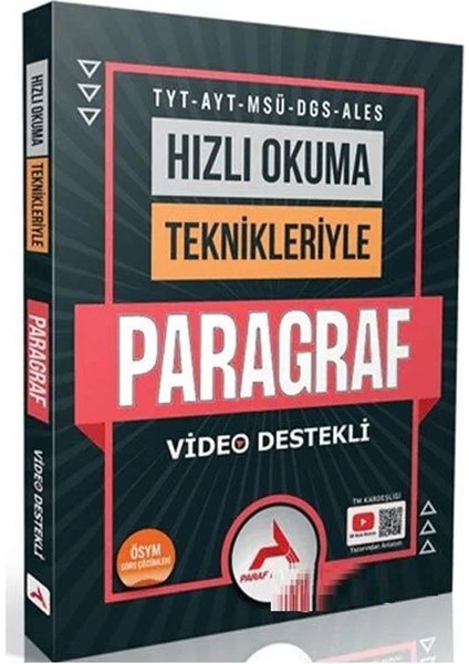 Paraf 2026 Yks Tyt Ayt Msü Dgs Ales Hızlı Okuma Teknikleriyle Paragraf