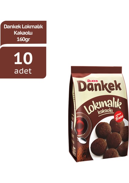 Dankek Lokmalık Kakaolu Kek 160GX10 Adet